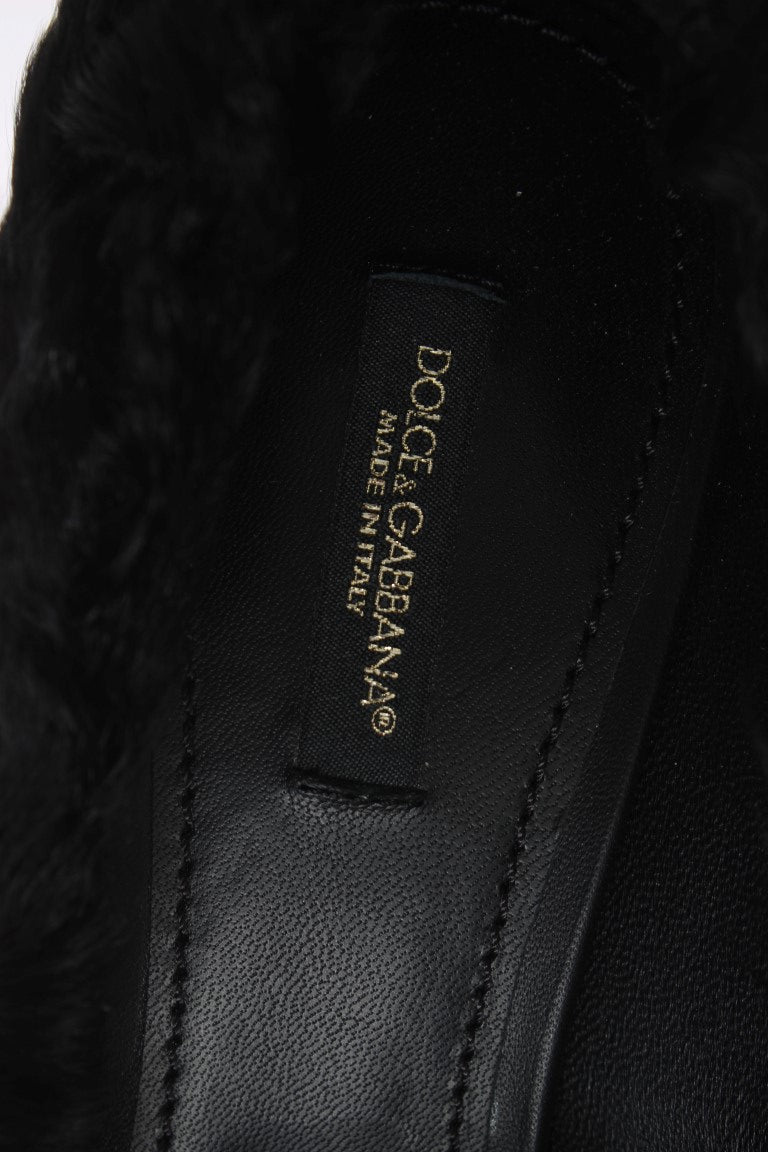Dolce &amp; Gabbana Elegante Pumps aus luxuriösem Xiangao-Pelzleder