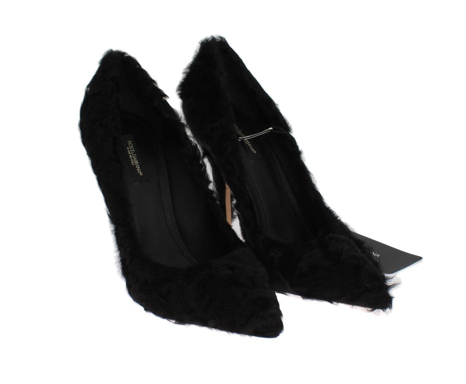 Dolce &amp; Gabbana Elegante Pumps aus luxuriösem Xiangao-Pelzleder