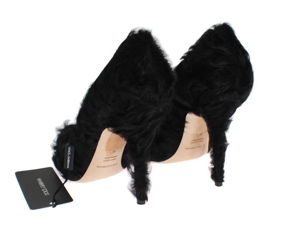 Dolce &amp; Gabbana Elegante Pumps aus luxuriösem Xiangao-Pelzleder