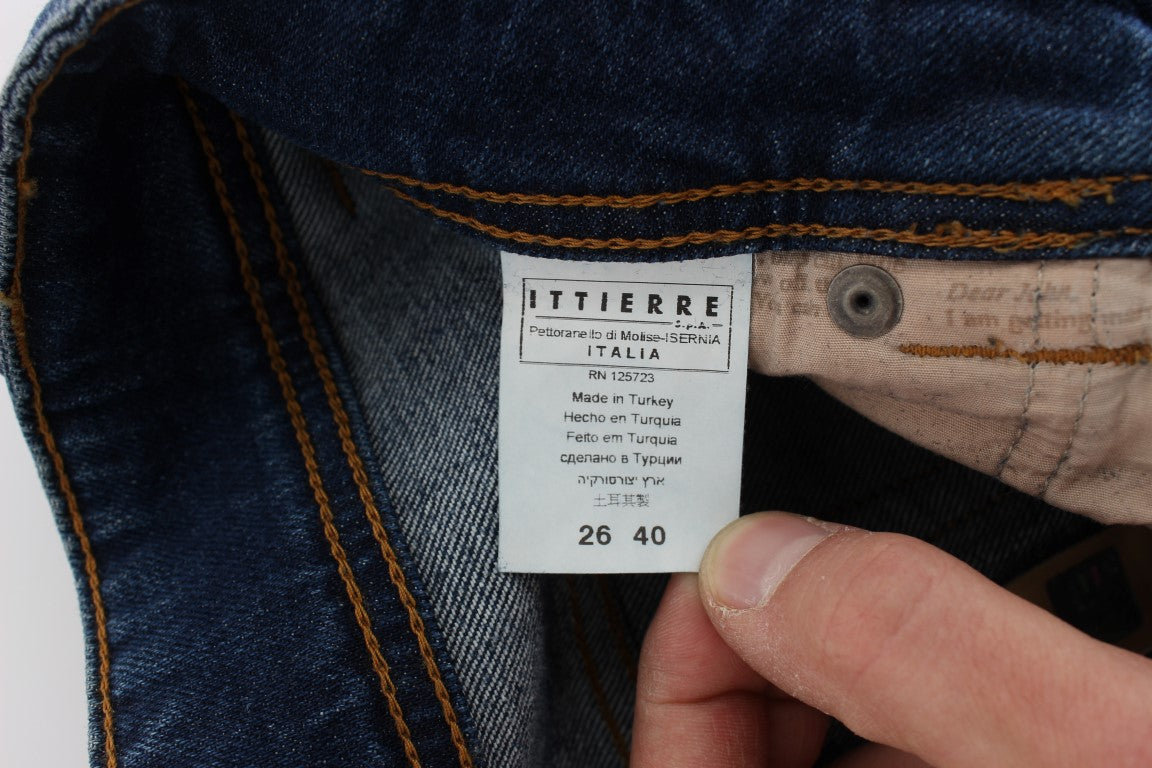 John Galliano Elegante Slim Bootcut-Jeans aus Denim