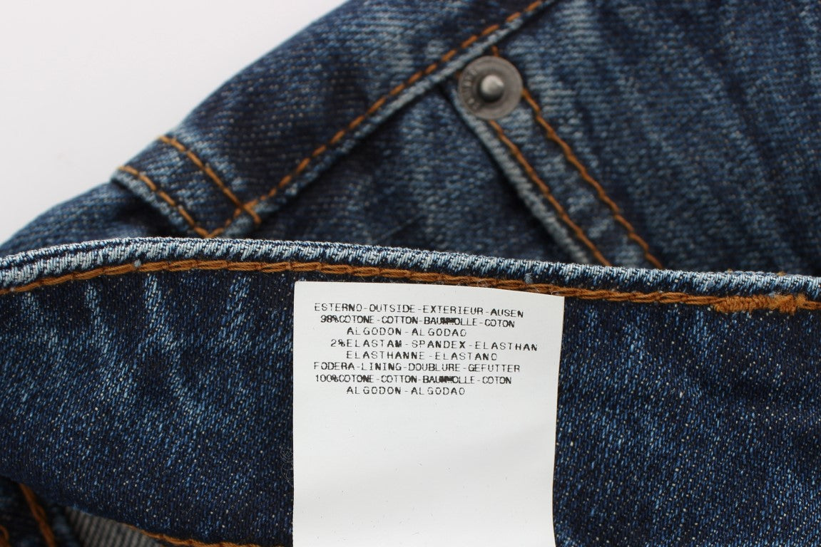 Schicke Slim Fit-Jeans von John Galliano in Blau
