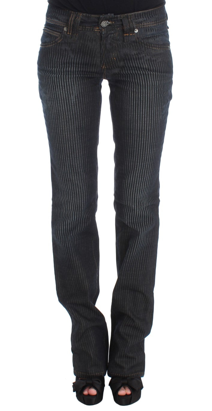 John Galliano Schicke Slim Fit Bootcut-Designerjeans