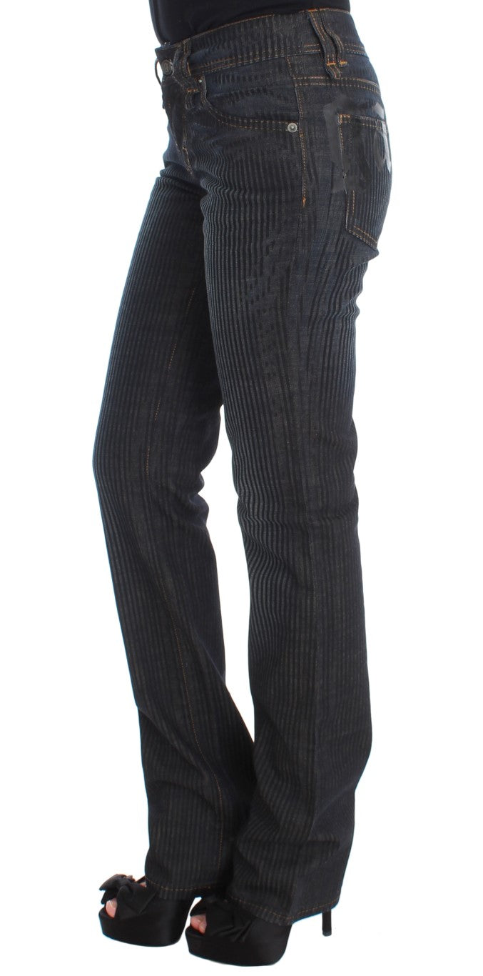 John Galliano Schicke Slim Fit Bootcut-Designerjeans