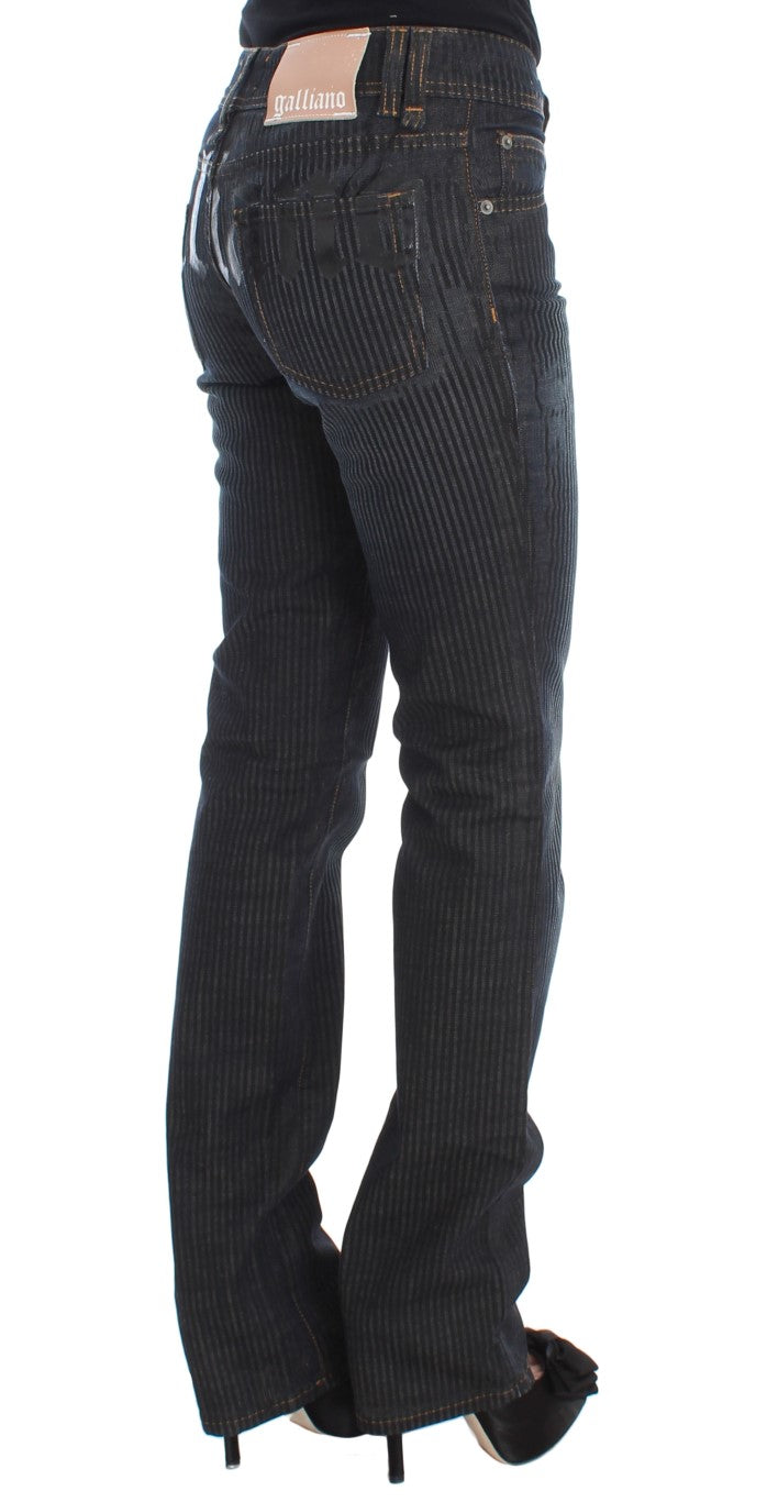 John Galliano Schicke Slim Fit Bootcut-Designerjeans