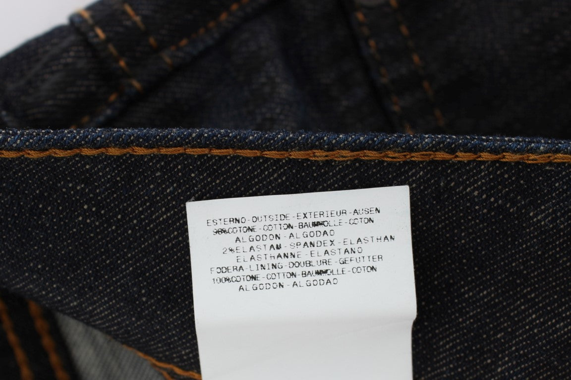 John Galliano Schicke Slim Fit Bootcut-Designerjeans