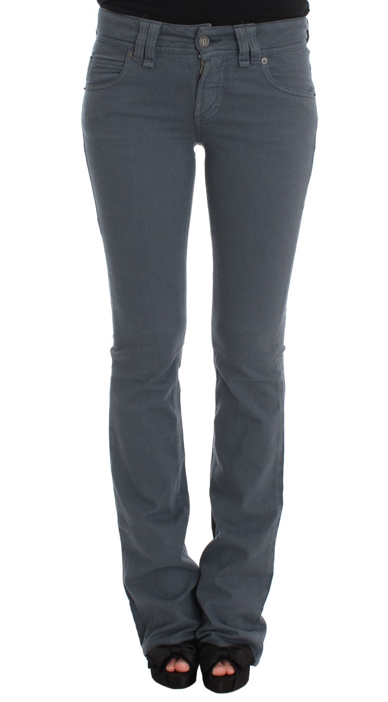 John Galliano Elegante Slim Fit Bootcut-Jeans