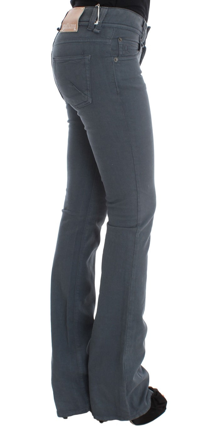 John Galliano Elegante Slim Fit Bootcut-Jeans