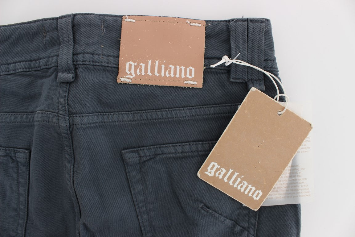 John Galliano Elegante Slim Fit Bootcut-Jeans