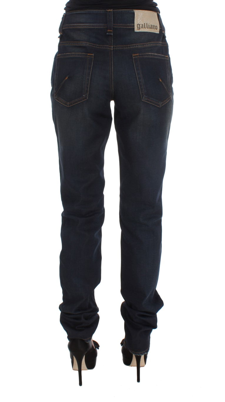John Galliano – Schicke Boyfriend-Jeans in Blau