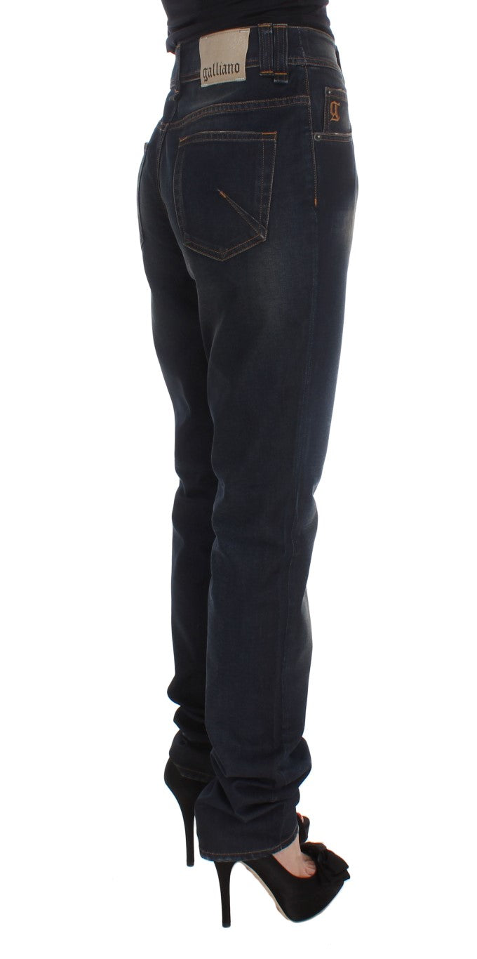 John Galliano – Schicke Boyfriend-Jeans in Blau