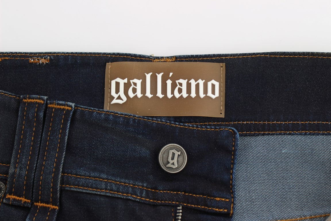 John Galliano – Schicke Boyfriend-Jeans in Blau