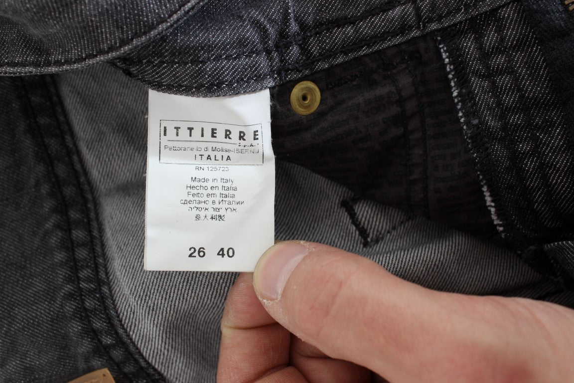 John Galliano Chic Straight Fit Jeans in grauer Waschung