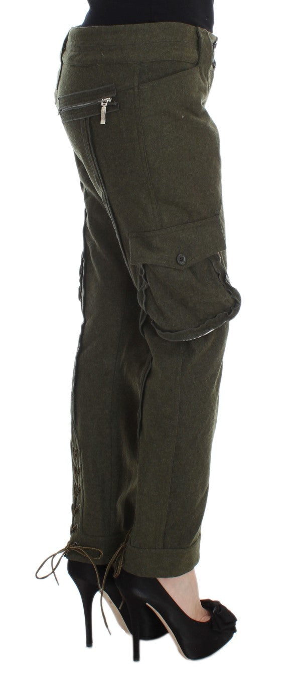 Schicke grüne Cargohose von Ermanno Scervino für mühelosen Stil
