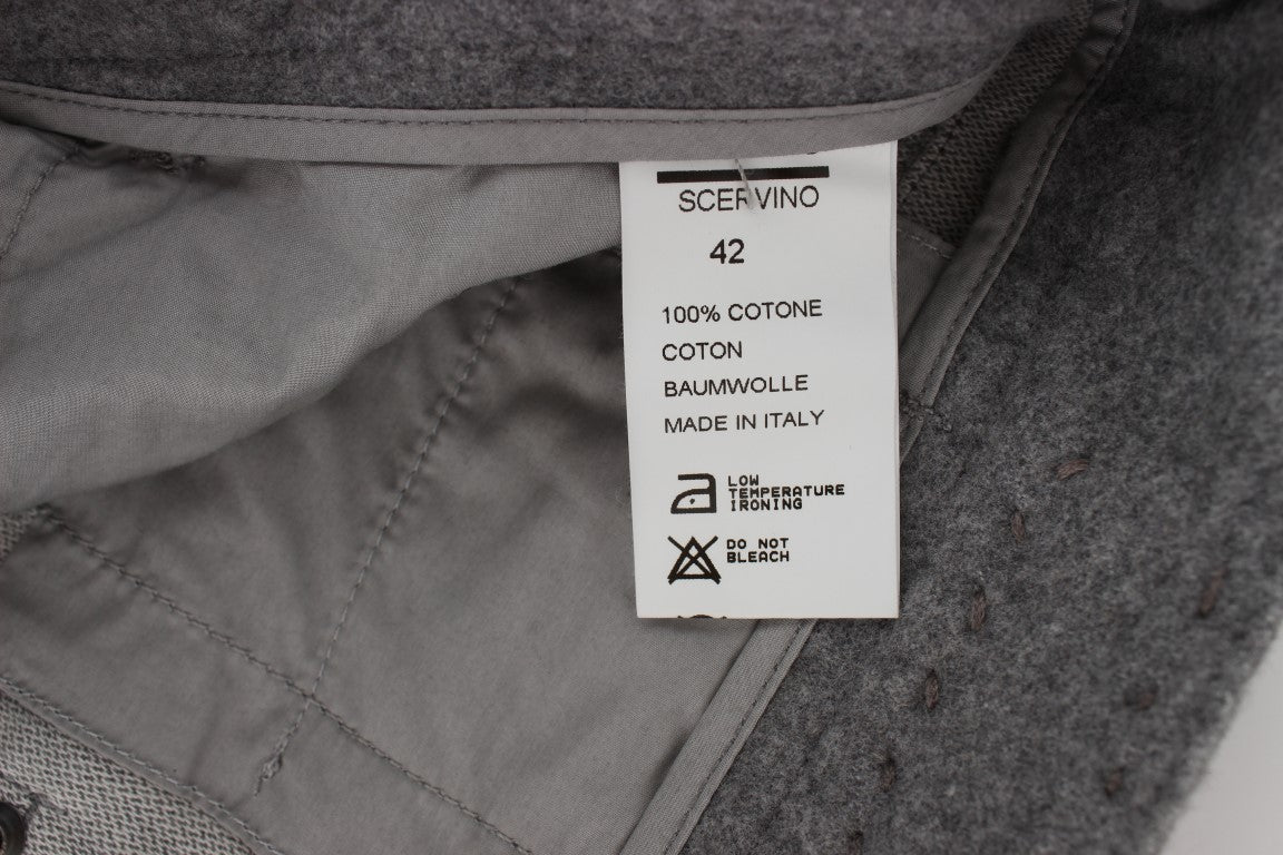 Ermanno Scervino Schicke graue lässige Baumwollhose
