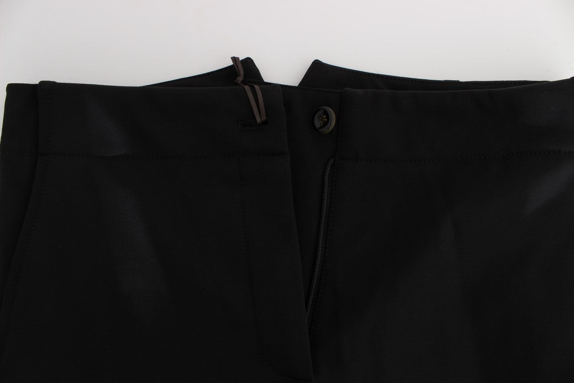 Ermanno Scervino Elegante verkürzte Caprihose in Schwarz