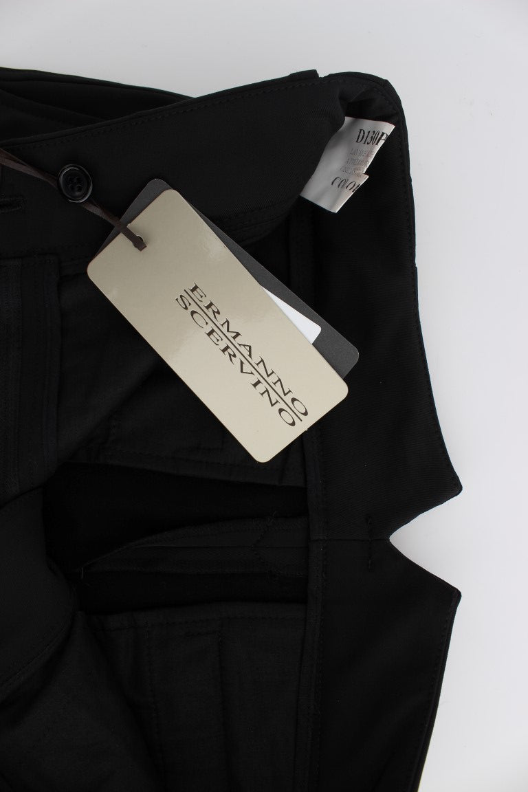 Ermanno Scervino Elegante verkürzte Caprihose in Schwarz