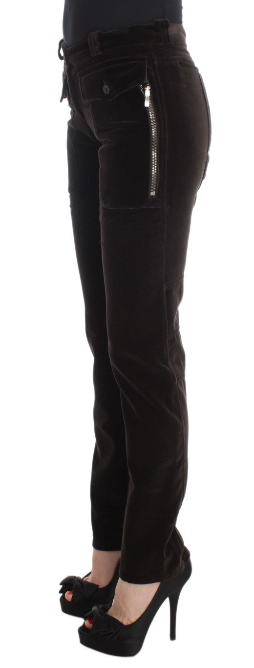 Ermanno Scervino Slim Fit-Hose aus italienischer Baumwolle