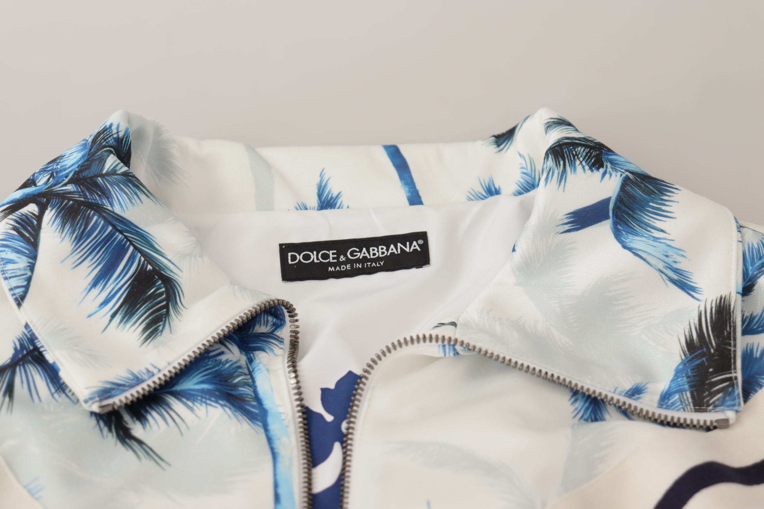 Dolce &amp; Gabbana Schicker mehrfarbiger Pullover mit durchgehendem Reißverschluss