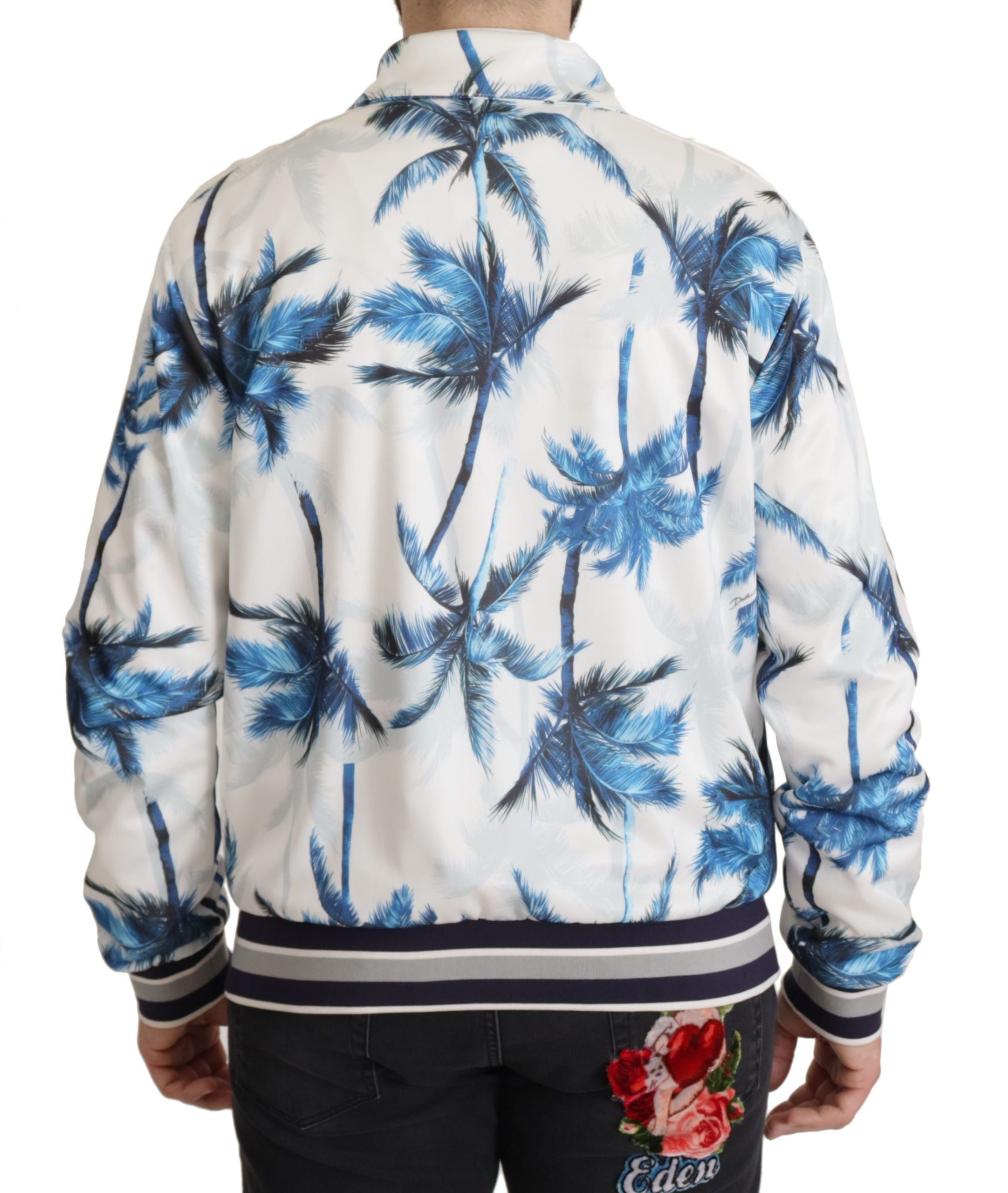 Dolce &amp; Gabbana Schicker mehrfarbiger Pullover mit durchgehendem Reißverschluss