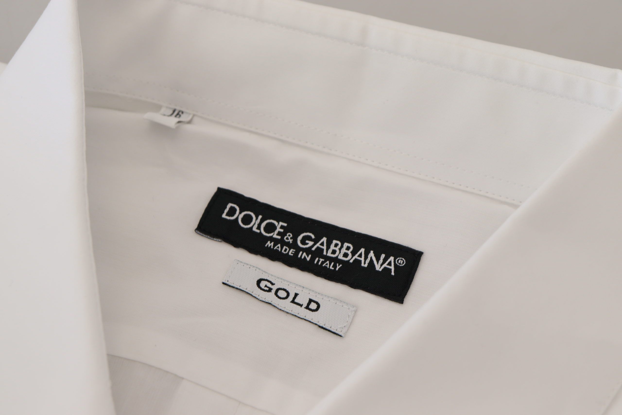 Dolce &amp; Gabbana – Elegantes weißes Hemd mit Pfauenfedern