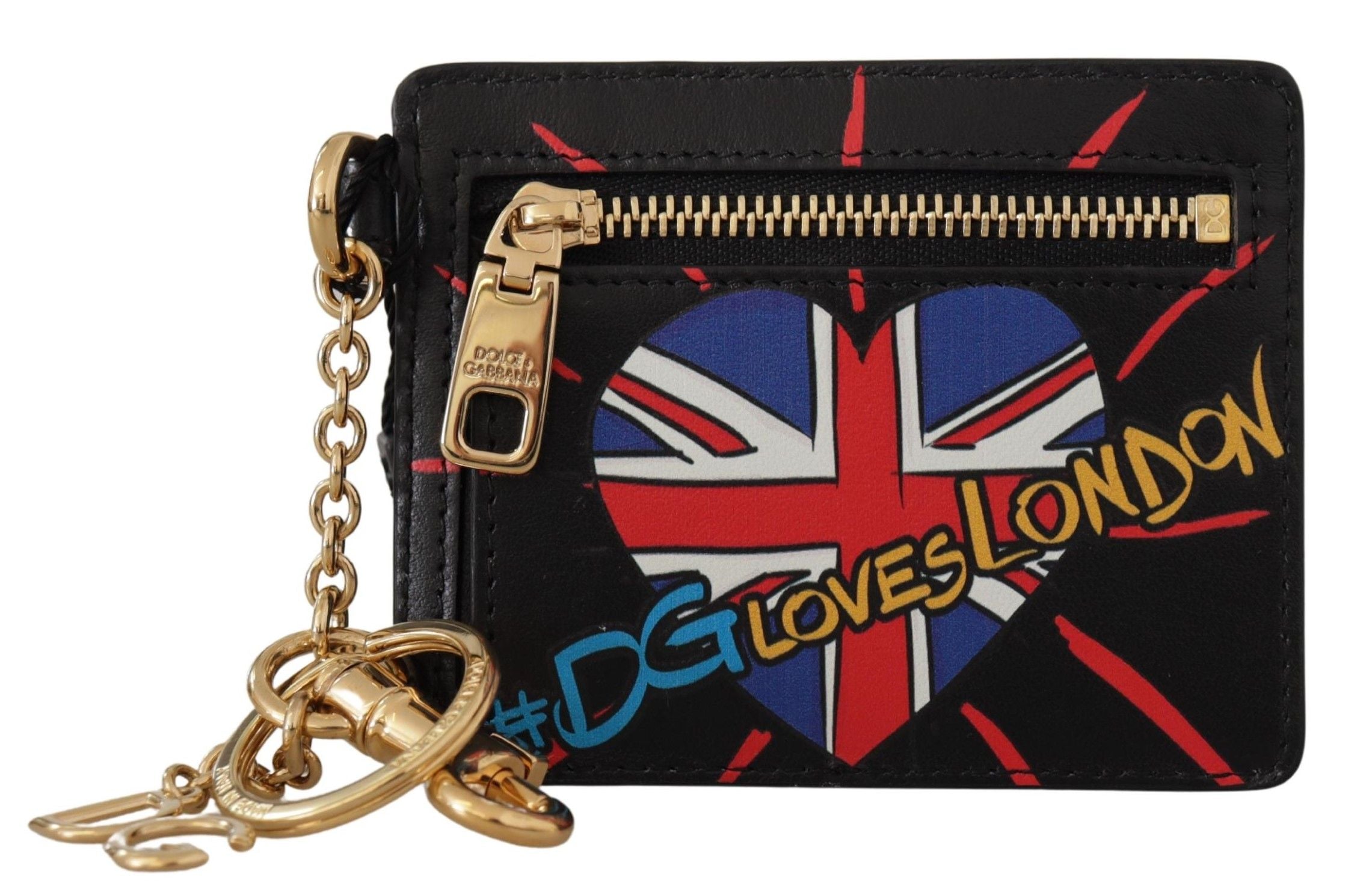 Portofel elegant din piele Dolce &amp; Gabbana cu breloc