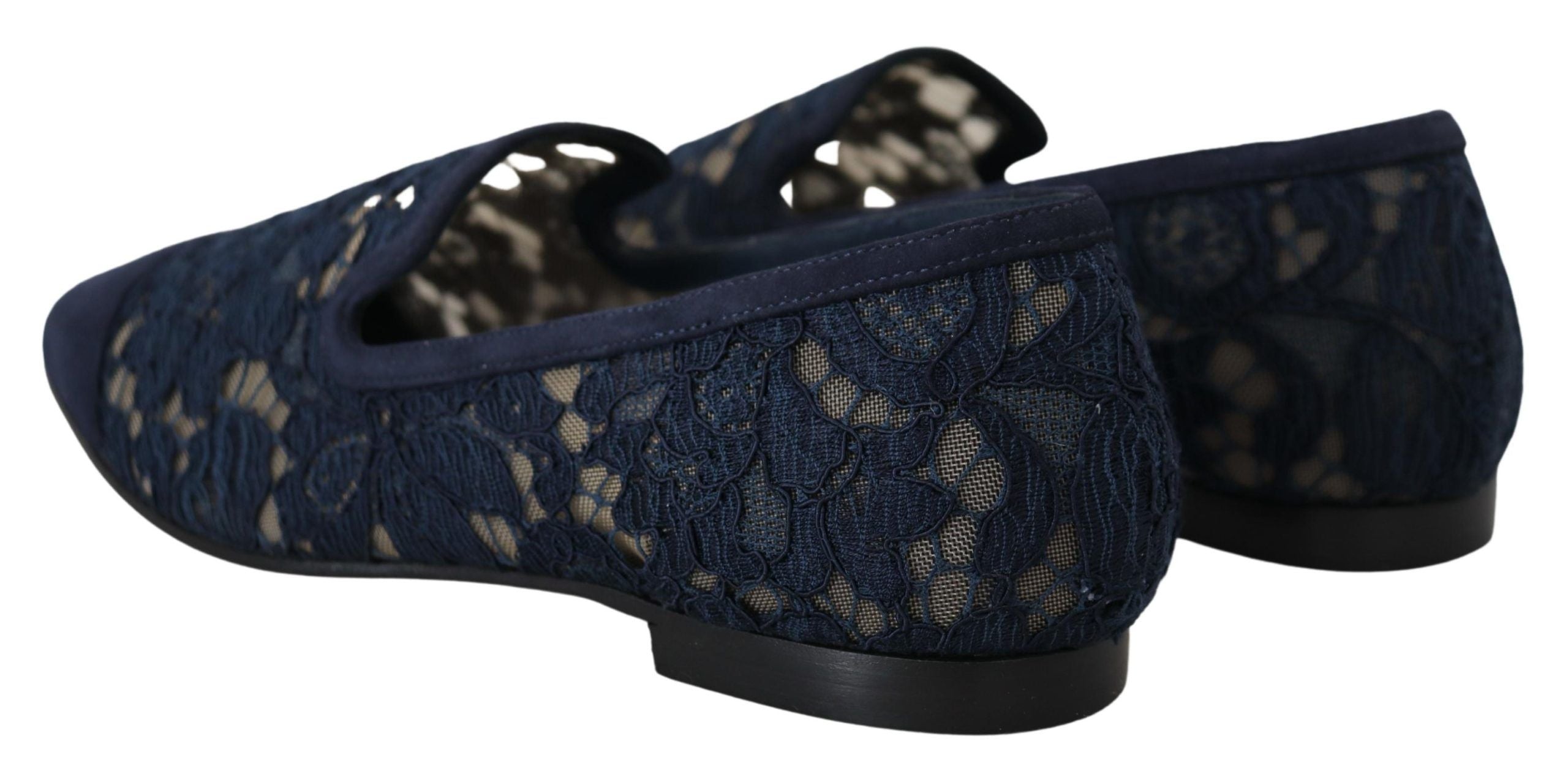 Dolce &amp; Gabbana Elegante blaue Loafer-Flats - Sommer-Chic