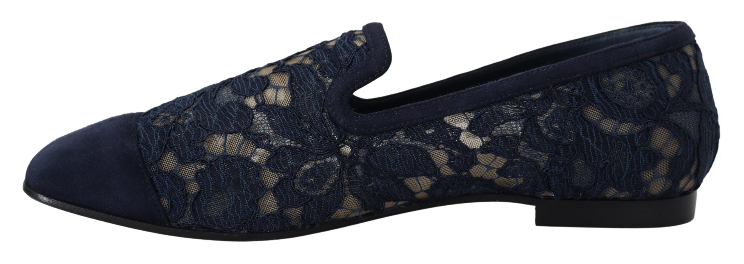 Dolce &amp; Gabbana Elegante blaue Loafer-Flats - Sommer-Chic