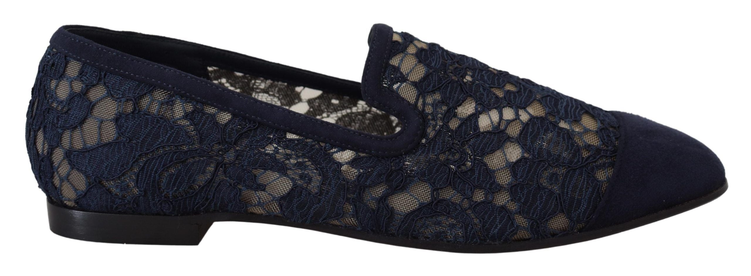 Dolce &amp; Gabbana Elegante blaue Loafer-Flats - Sommer-Chic