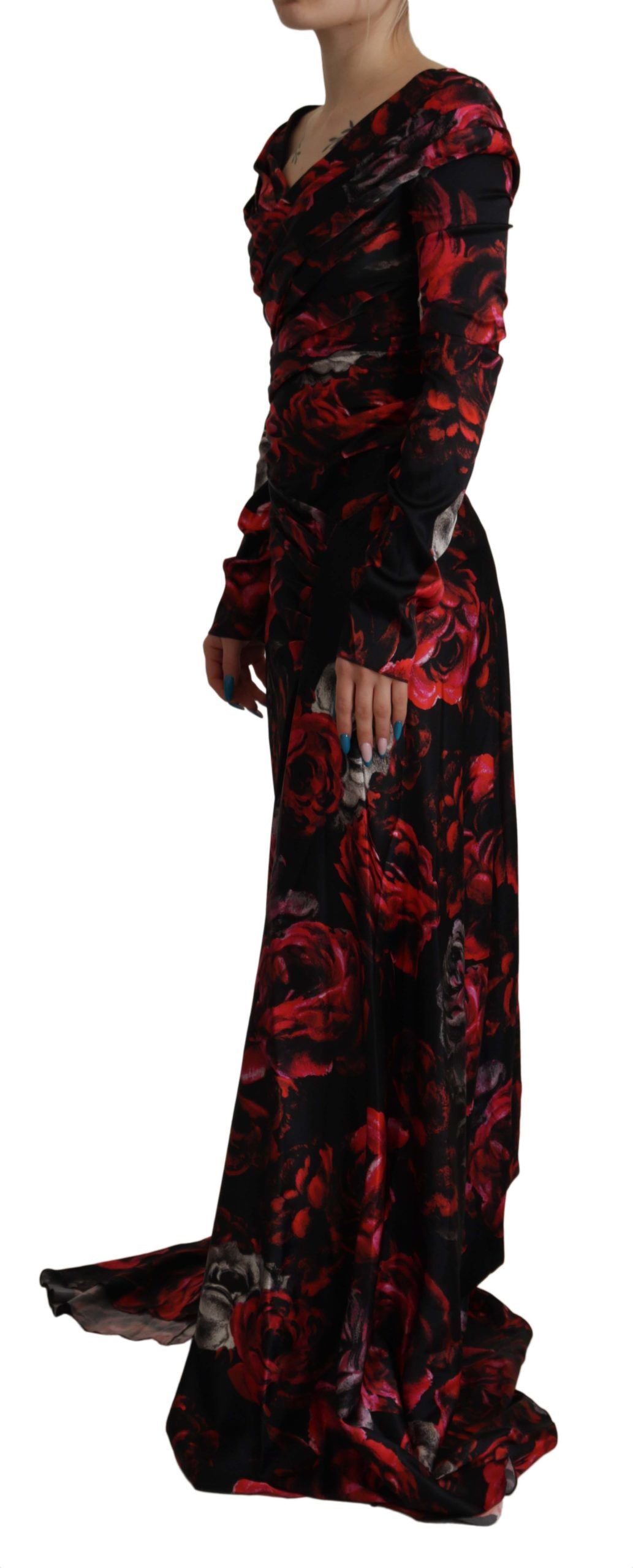 Dolce &amp; Gabbana Elegantes Etuikleid in A-Linie mit Blumenmuster