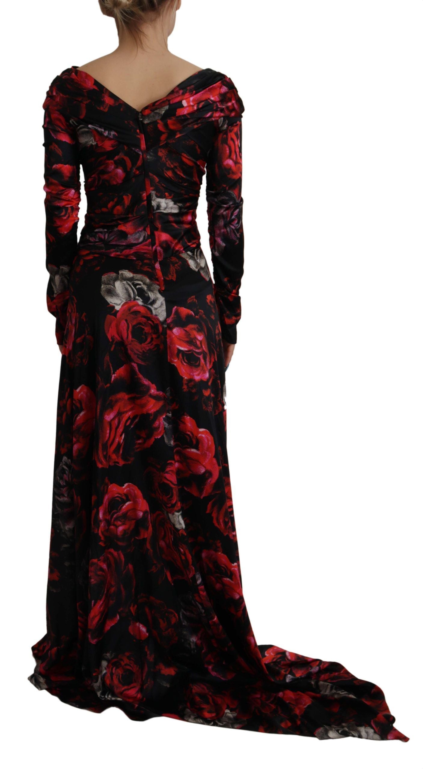 Dolce &amp; Gabbana Elegantes Etuikleid in A-Linie mit Blumenmuster