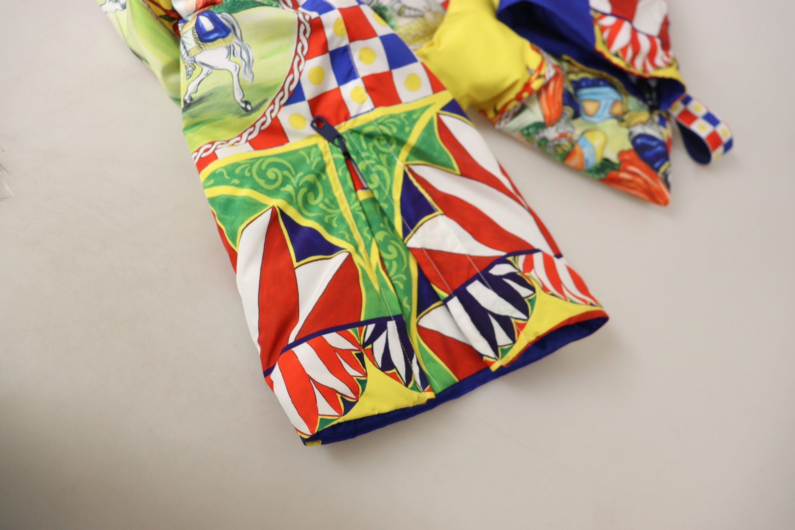 Pantaloni de zăpadă cu talie înaltă multicolori Dolce &amp; Gabbana