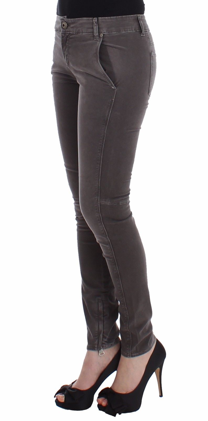 Ermanno Scervino Schicke graue Slim-Leg-Jeans – Eleganz trifft Komfort