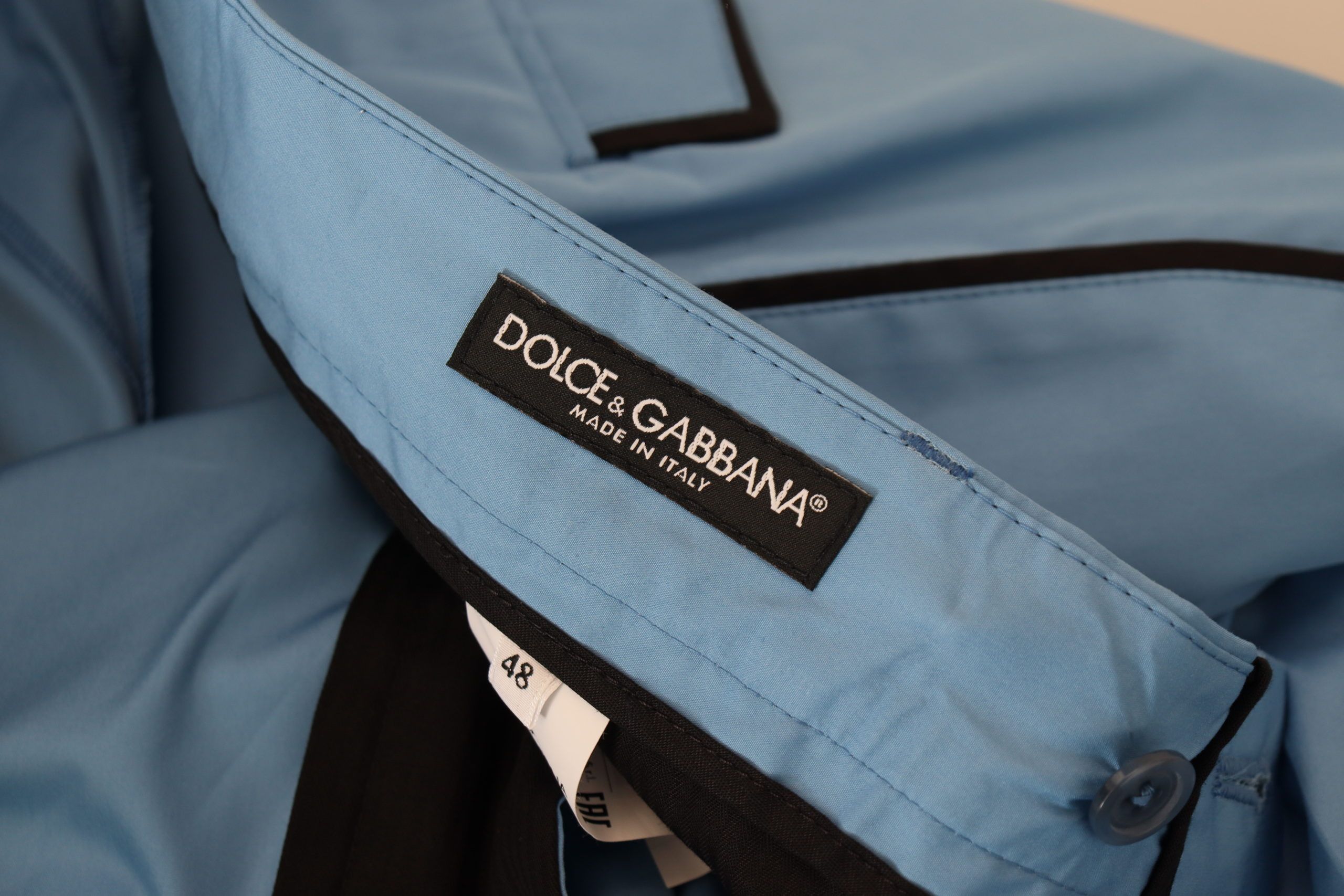 Elegante Slim Fit Chinos von Dolce &amp; Gabbana – Gönnen Sie sich italienischen Luxus
