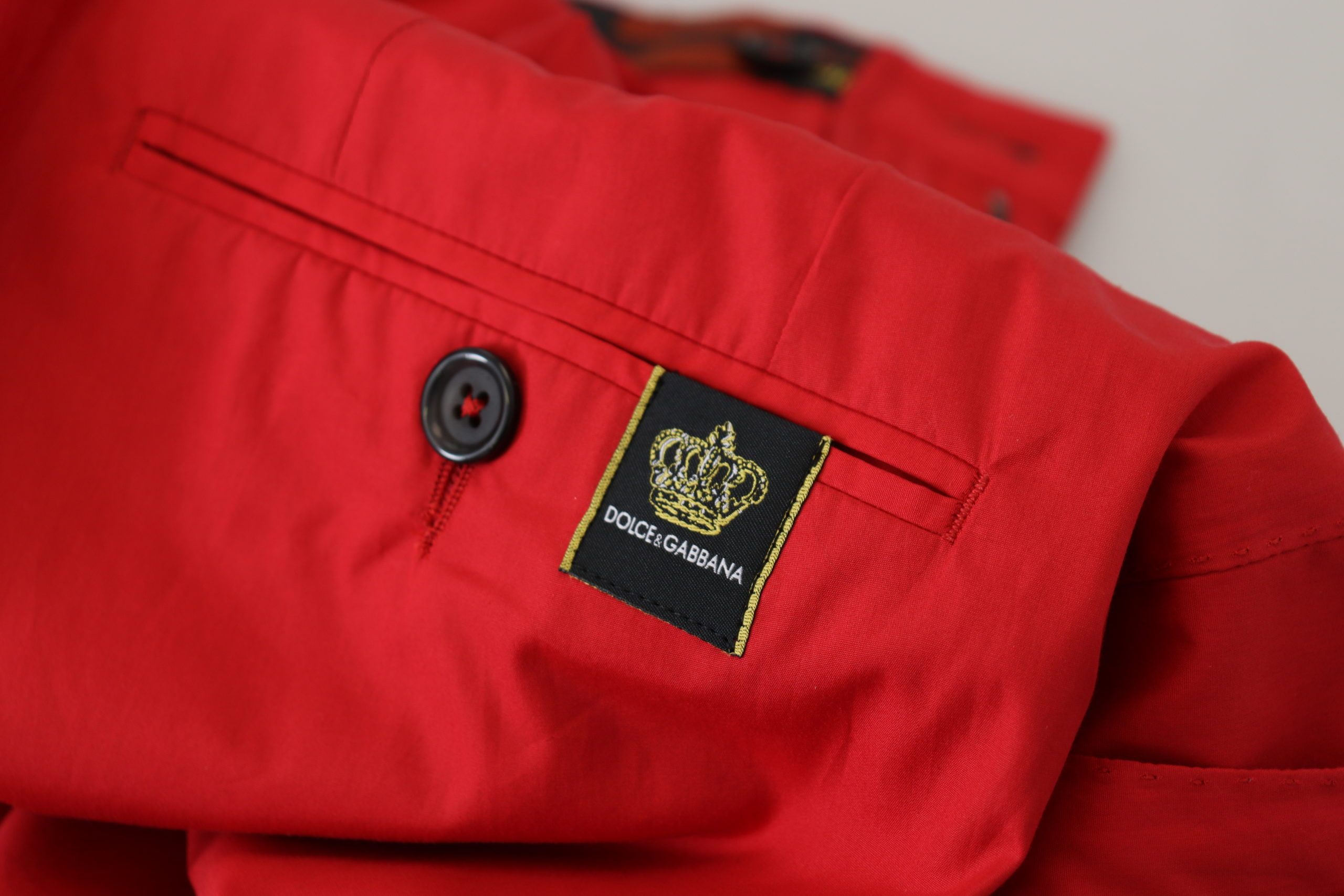 Dolce &amp; Gabbana Elegante Slim Fit Chinos in Purpur