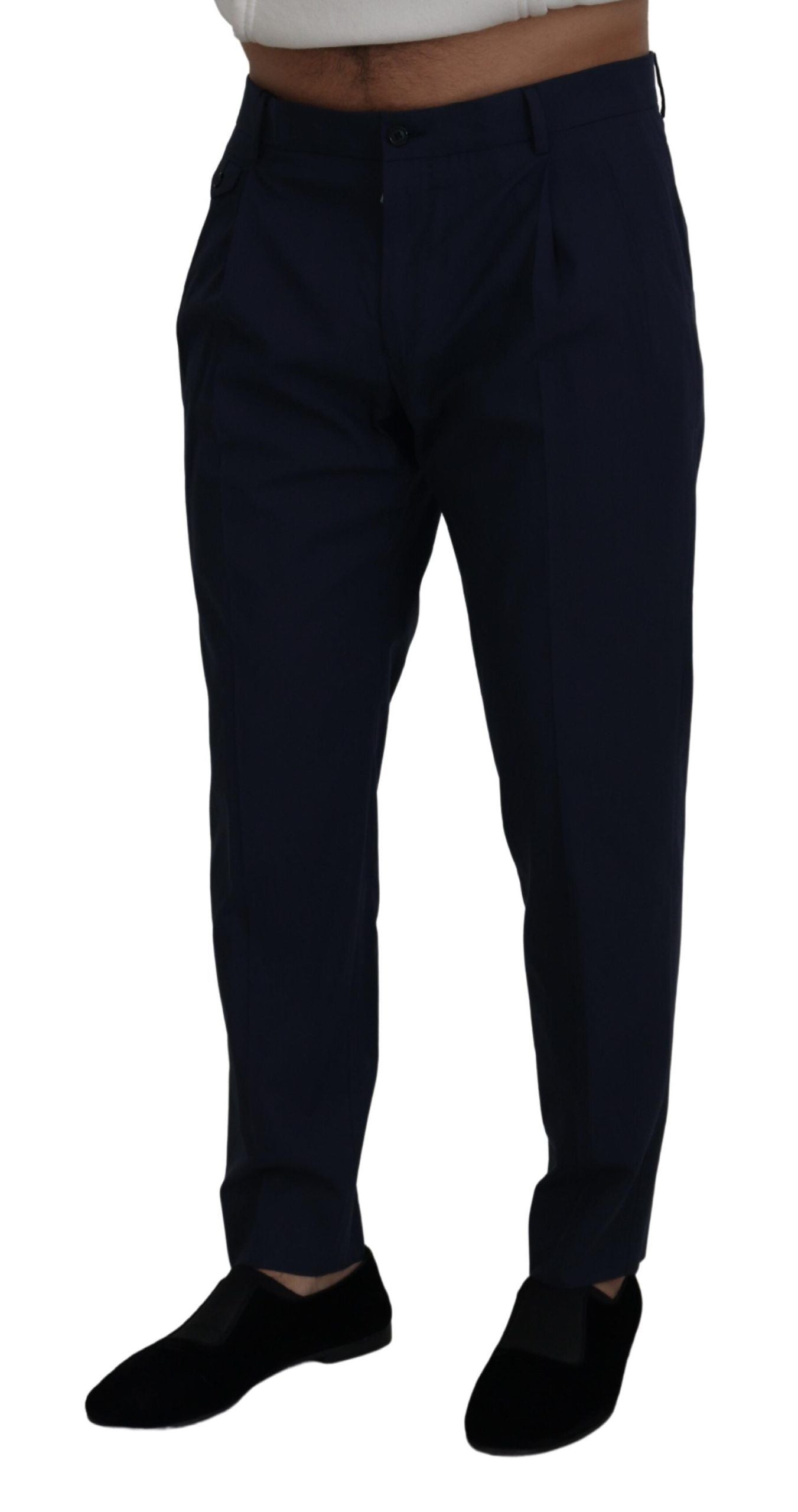 Dolce &amp; Gabbana – Schicke Slim-Fit-Chinos in Blau