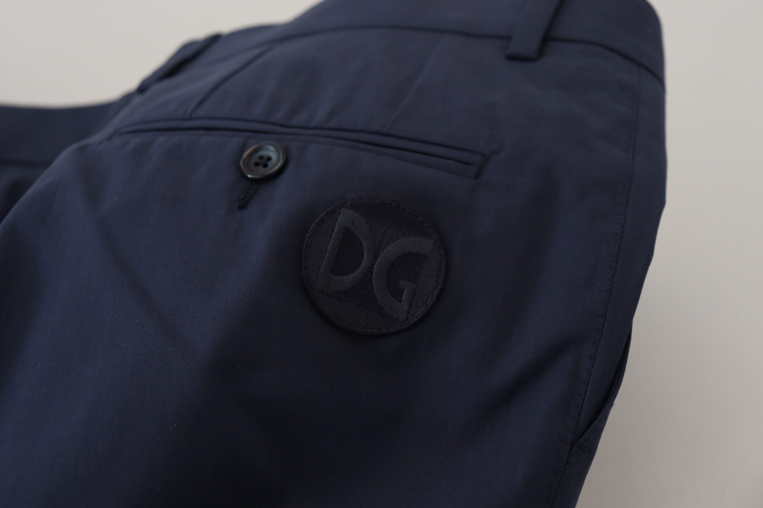 Dolce &amp; Gabbana – Schicke Slim-Fit-Chinos in Blau