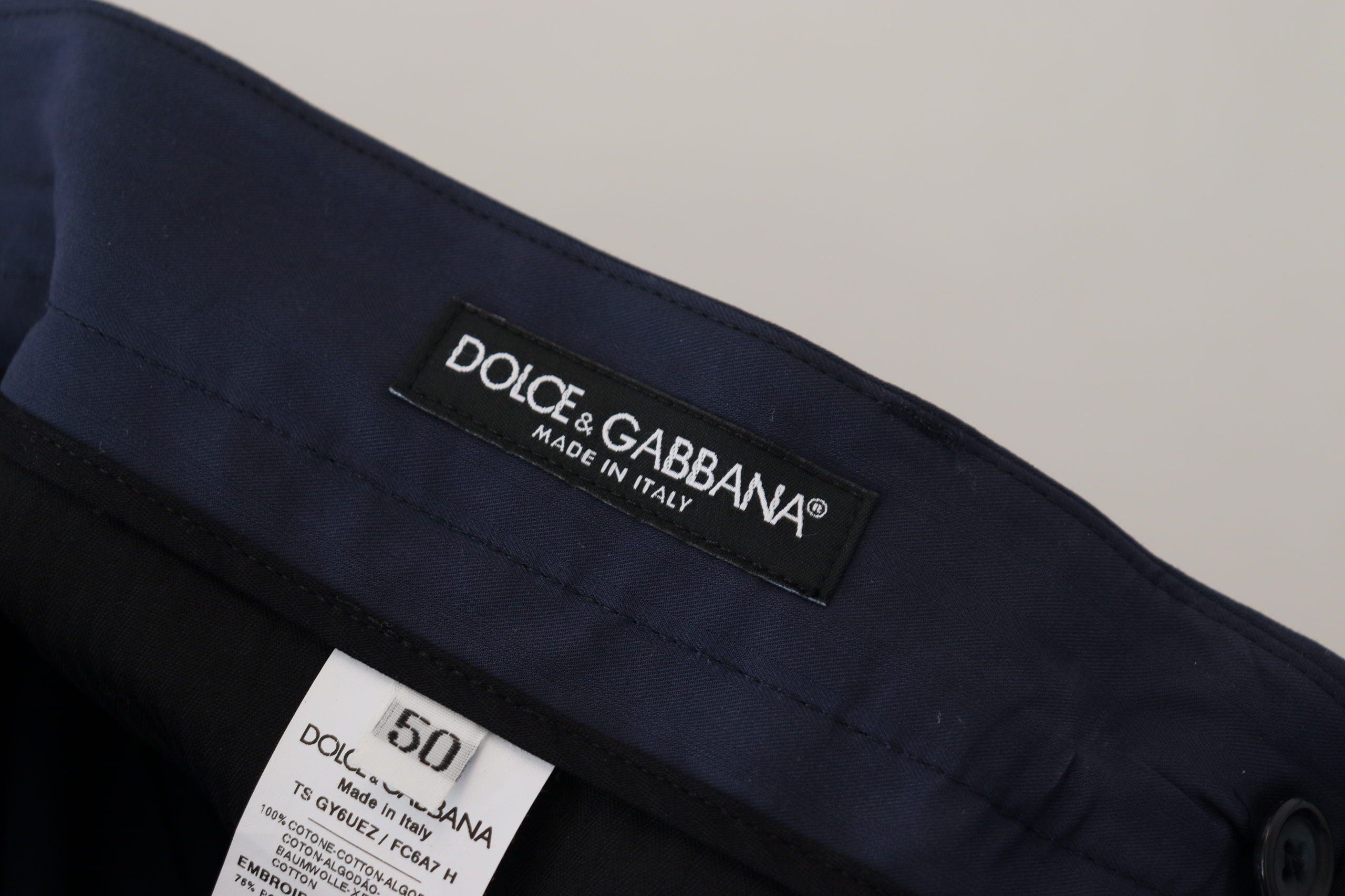Dolce &amp; Gabbana – Schicke Slim-Fit-Chinos in Blau