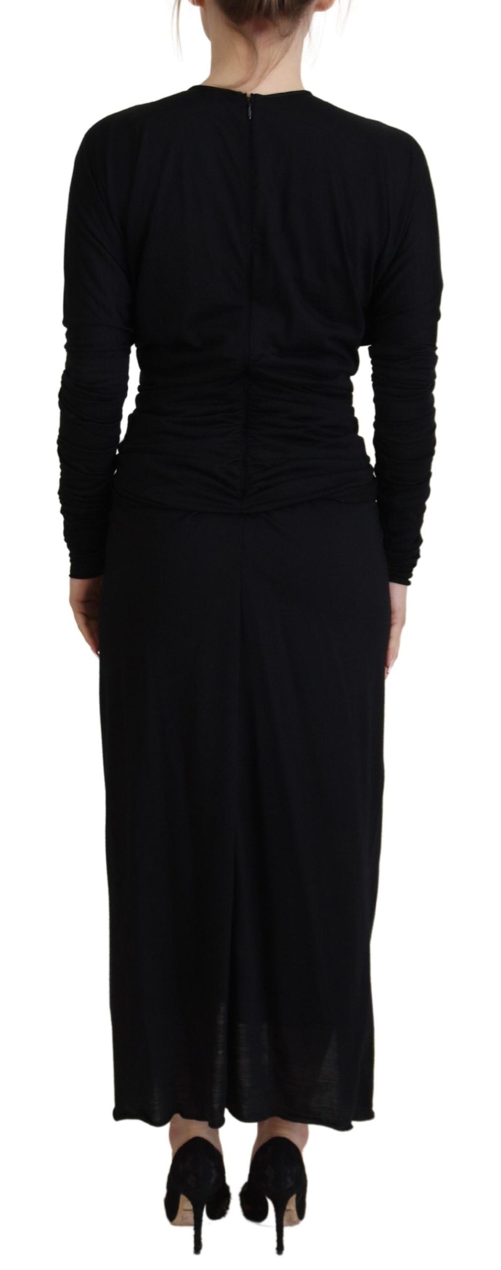 Rochie elegantă Dolce &amp; Gabbana, model teacă, cu mâneci lungi