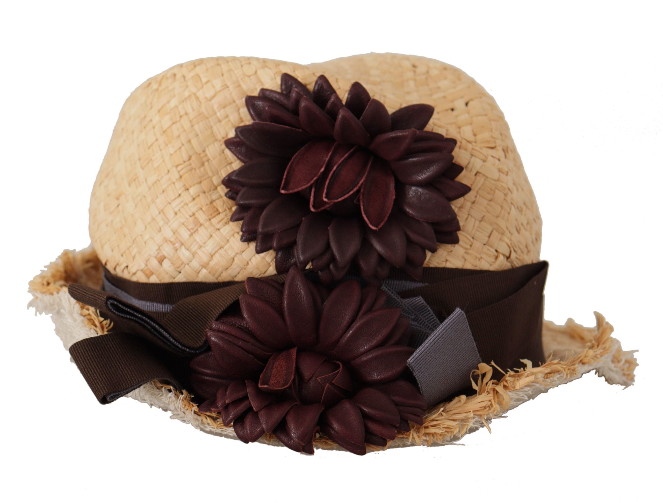 Pălărie Dolce &amp; Gabbana Chic Floral în galben strălucitor