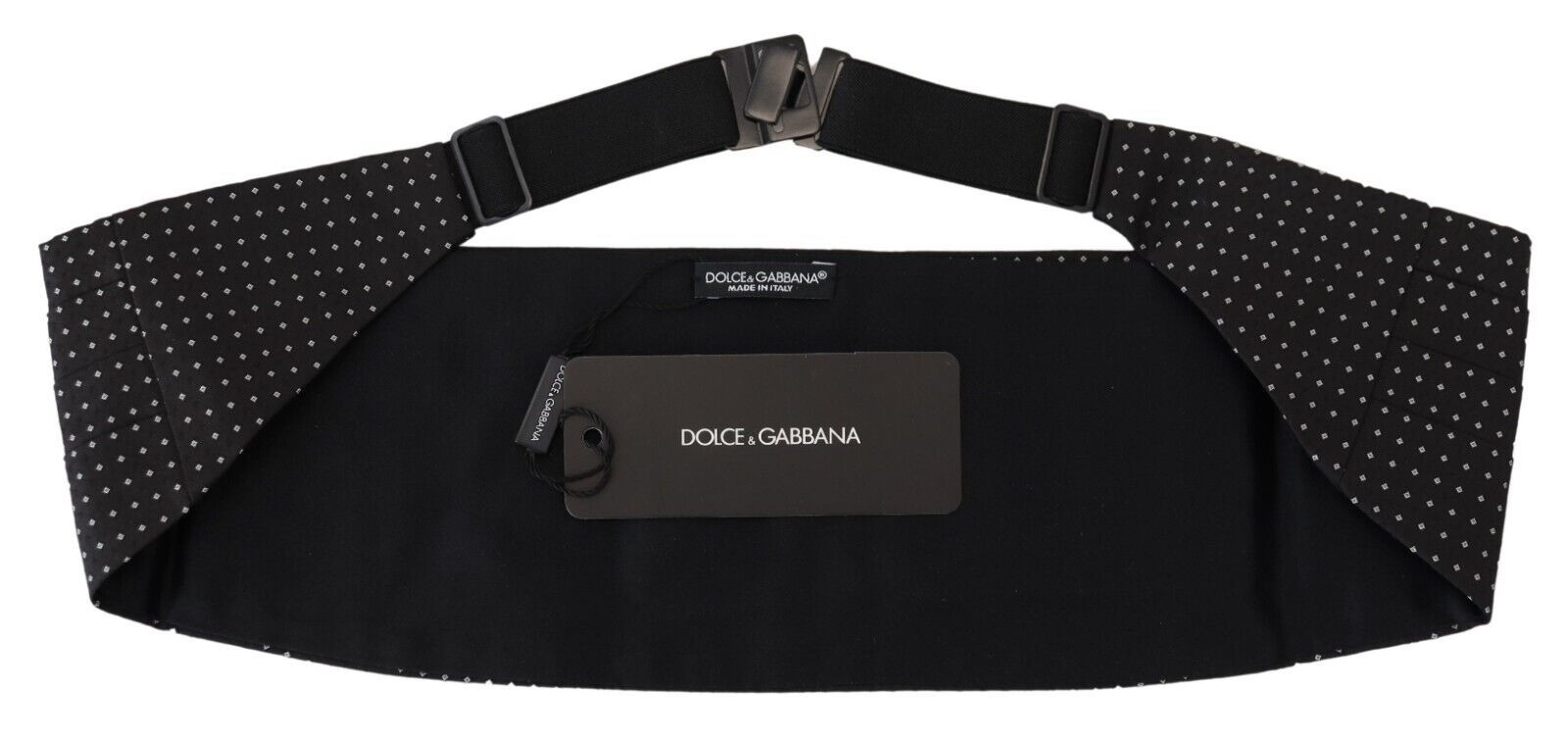 Fata cu buline din mătase Dolce &amp; Gabbana elegantă