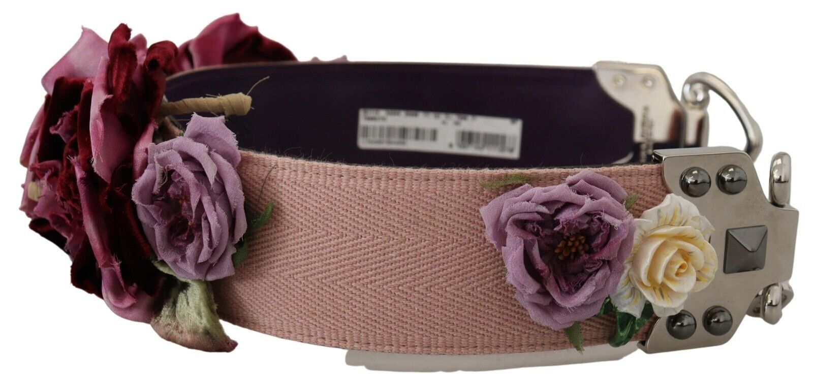 Dolce &amp; Gabbana Accesoriu cu curea de umăr din piele florală bej