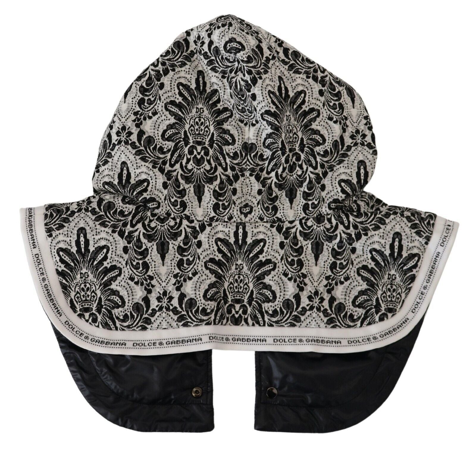 Pălărie elegantă Dolce &amp; Gabbana cu imprimeu floral din bumbac și înfășurare pe tot capul