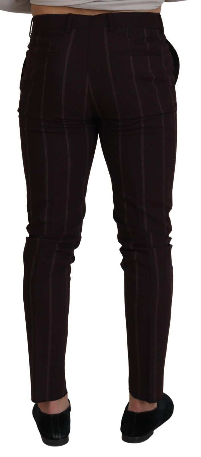 Dolce &amp; Gabbana Elegante Hose aus brauner Wollmischung