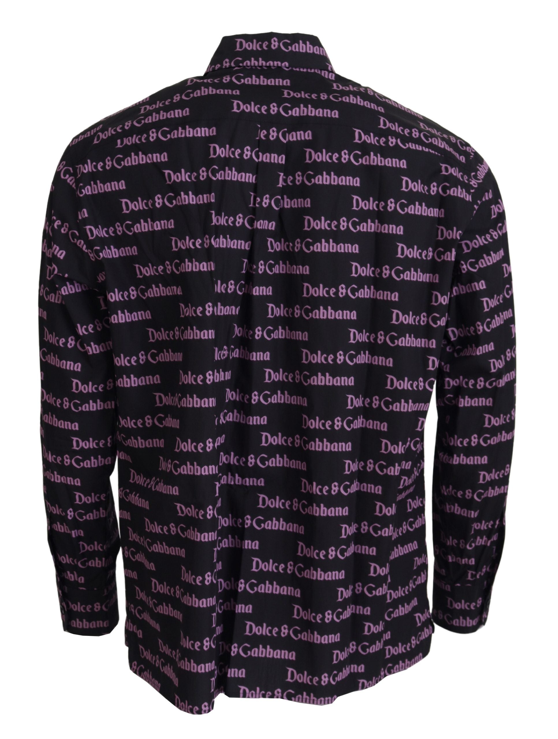Dolce &amp; Gabbana Elegantes Slim Fit-Hemd in Schwarz