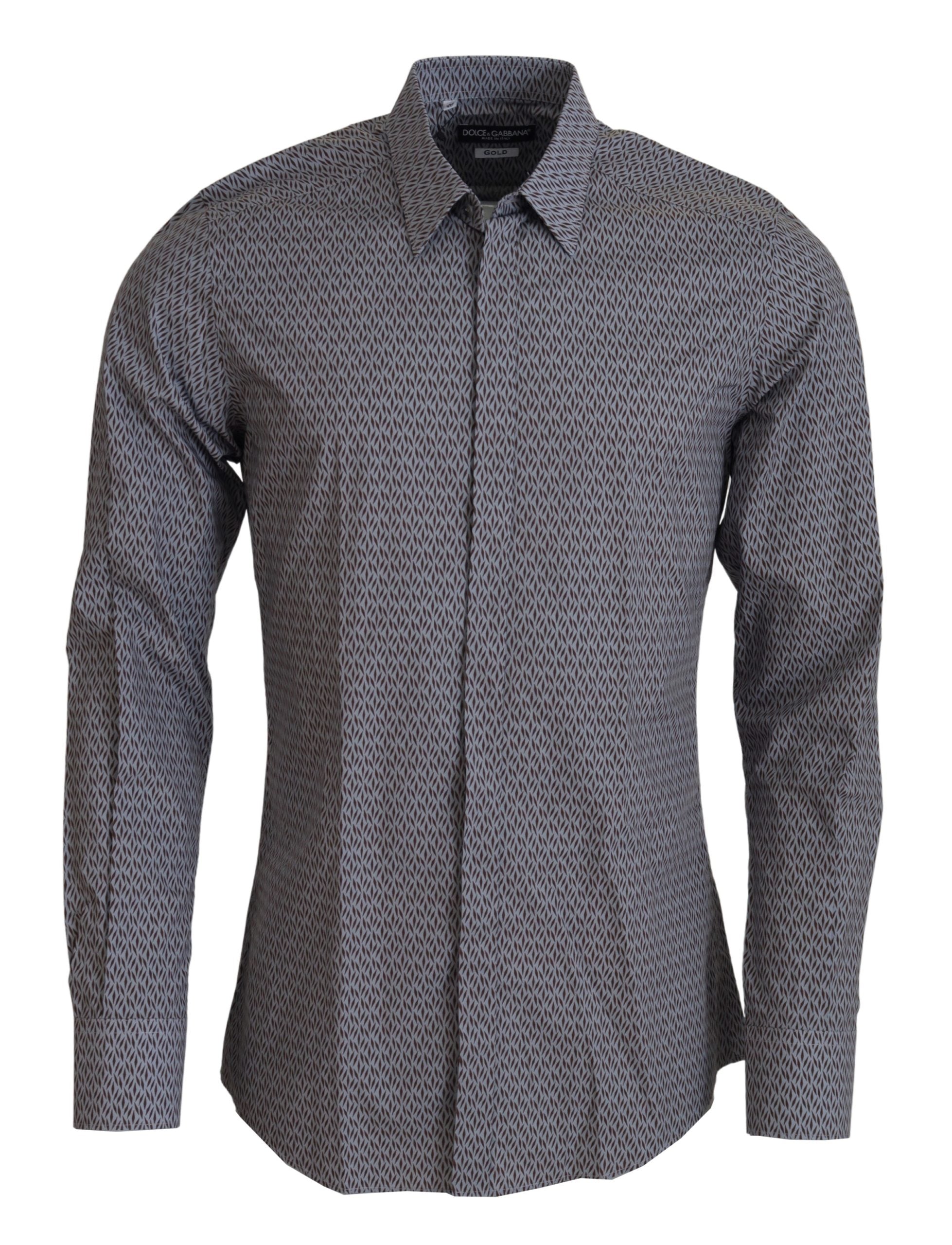 Dolce &amp; Gabbana – Elegantes, formelles Baumwollhemd im Slim Fit