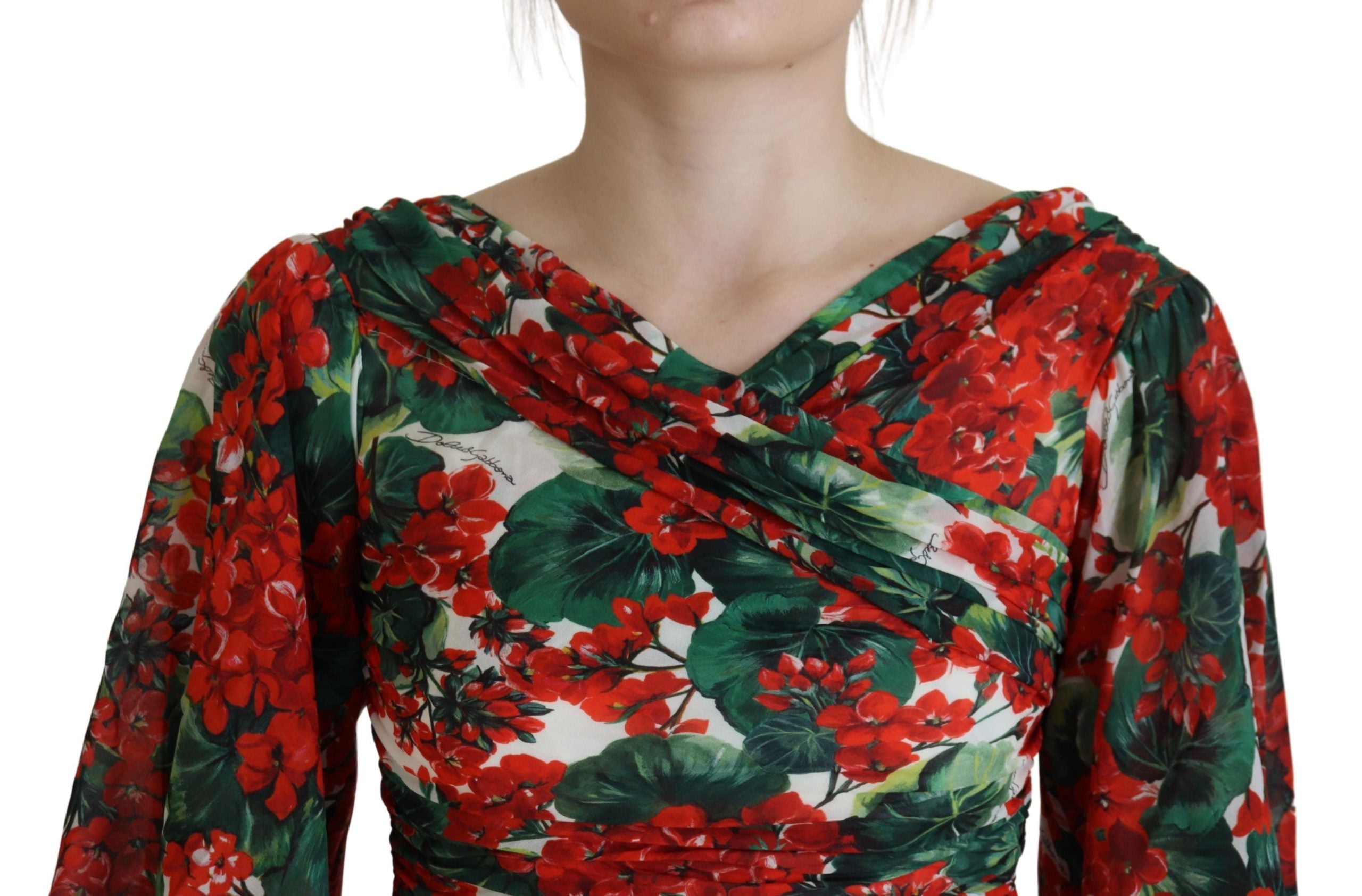 Rochie Dolce &amp; Gabbana Enchanting Floral Print cu imprimeu floral