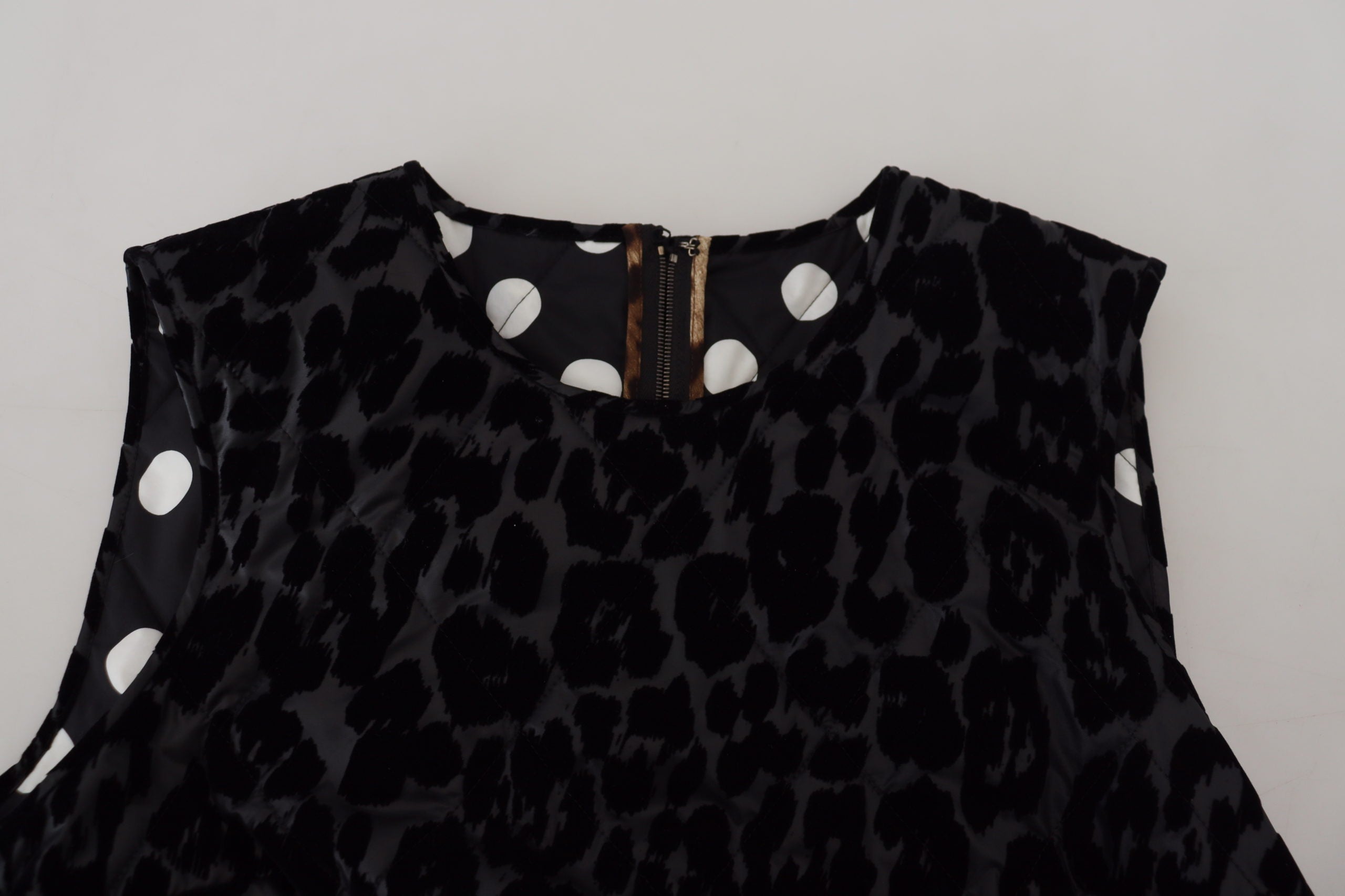 Rochie mini elegantă cu model leopard Dolce &amp; Gabbana