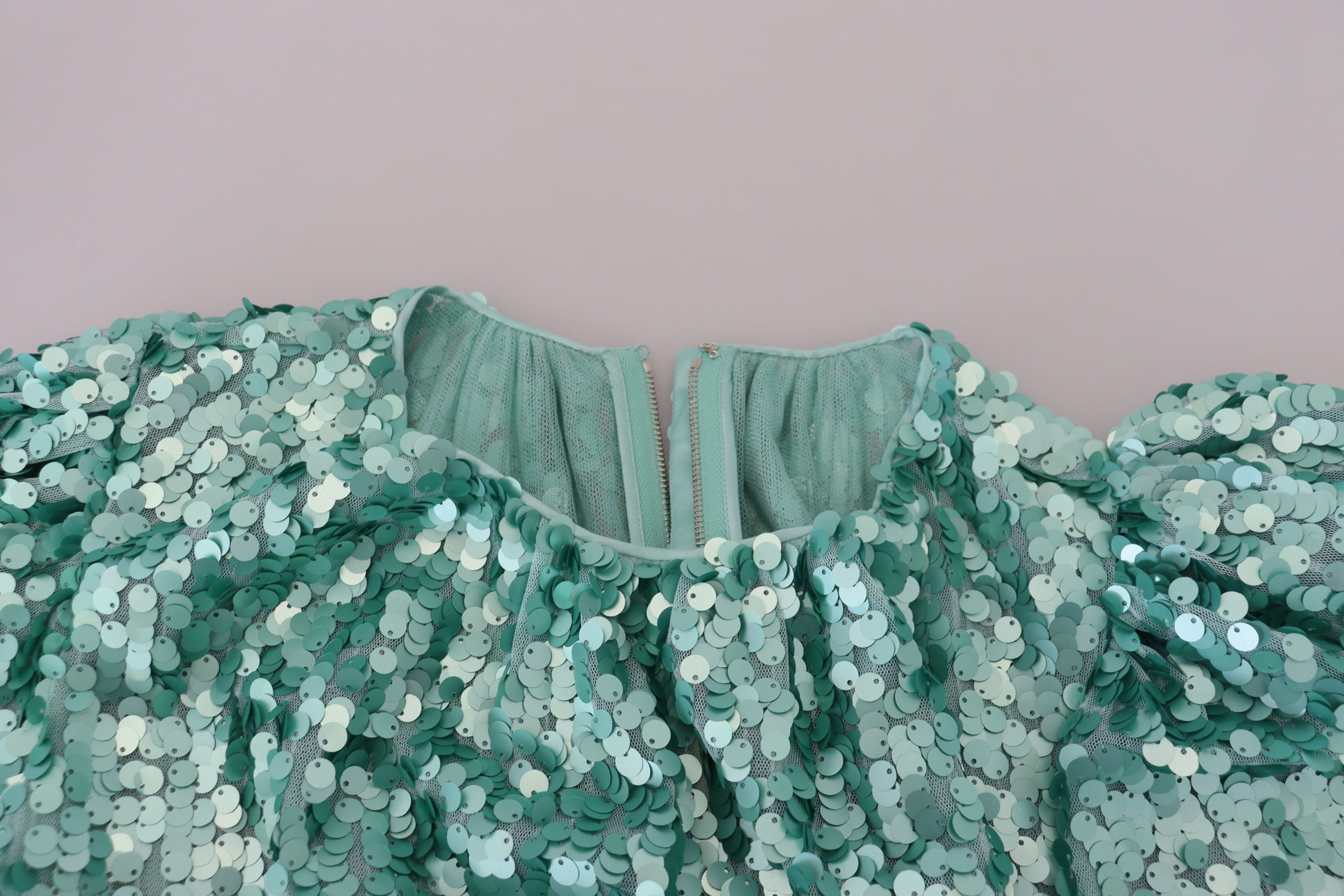 Rochie midi elegantă cu paiete, linie A, Dolce &amp; Gabbana