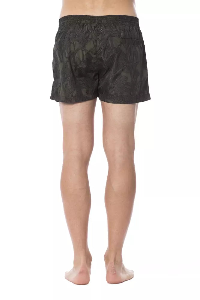 Costum de baie Roberto Cavalli Sport Army Polyester pentru bărbați