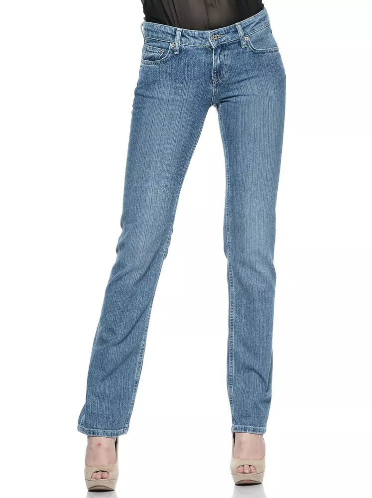 Ungaro Fever Hellblaue Baumwolljeans für Damen